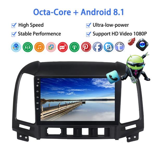 4+64G Hyundai Touch Screen Radio Android 8.1 IPS DSP Car GPS Navigation