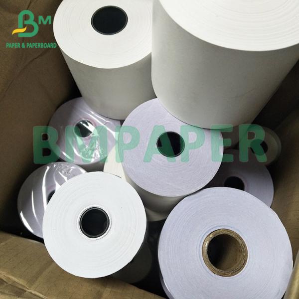 48 55 grammes 80 mm*80 mm 100% pâte à base de bois papier thermique Jumbo Roll Label Paper Face Stock
