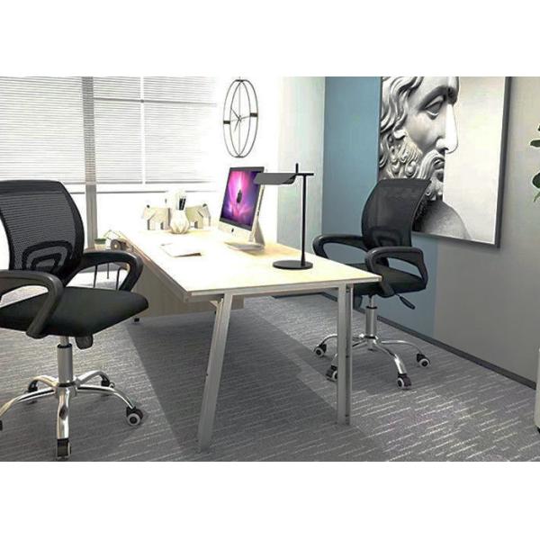 PVC Chair Frame Casters Rotate Armrest Office Chair