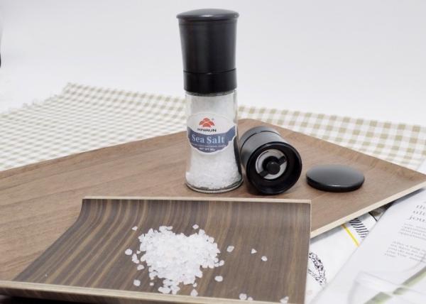 Adjustable Sea Salt Mill, Sea Salt Glass Grinders Customizable Color