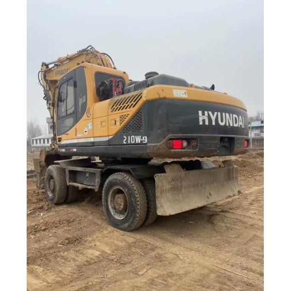 R210 W-9T Использованные колесные экскаваторы 21 тонны Использованные экскаваторы Hyundai