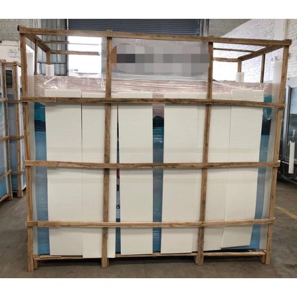 Glass Door Ice Merchandiser Cold Wall Supermarket Ice Bags Freezer
