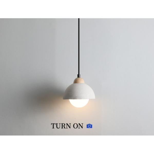 Ваби Саби стиль Цементный подвесок Светлый деревенский стеклянный люстра для спальни / столовой