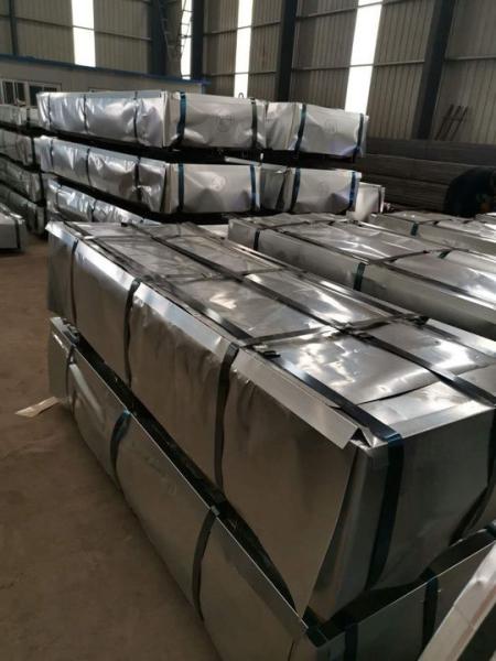 Structural 76mm Pre Painted Corrugated Roofing Sheet GI Corrugated Sheet Matt Finishing