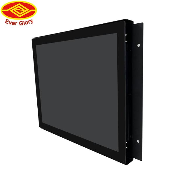 15 Inch LCD Touch Monitor 72% NTSC Color Gamut Self-Terminal Touch Built-In Speakers