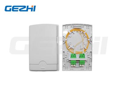 Sm / Mm 2 Core Wall Mount Fiber Termination Box For Fttx Access And Tele Communications Network