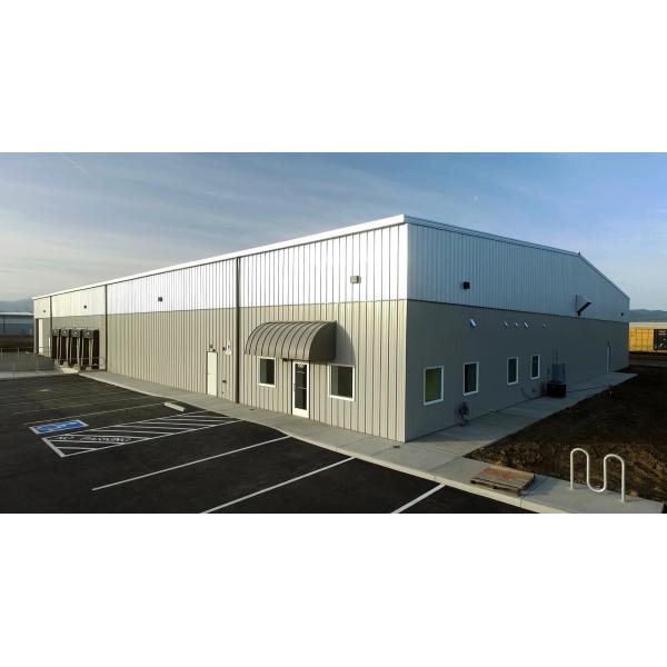 Steel Frame Industrial Workshop 50-Year Life Time Eco-Friendly Long Lifespan Suitable For Commercial Agricultural Needs