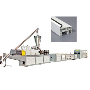 PVC Window Profile Door Frame WPC Profile Extrusion Line