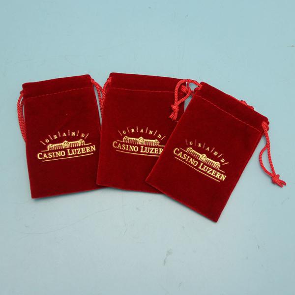 Sustainable Small Drawstring Bags For Jewelry , Light Custom Drawstring Pouch