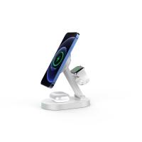Support sans fil magnétique acrylique de chargeur du miroir 15W pour Iphone 12 13