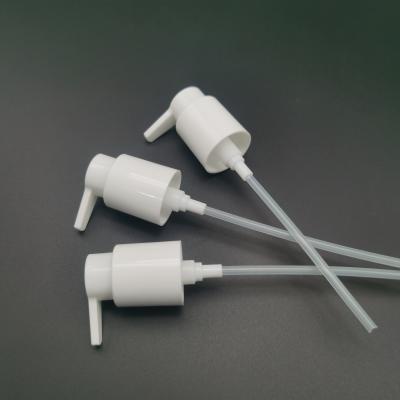 Plastic PP 24 410 Lotion Pump White 24mm for cosmetics packaging