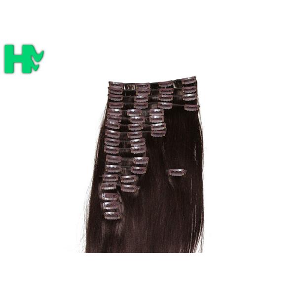 7A Synthetic Clip In Hair Extensions / Tangle Free Hair Extensions
