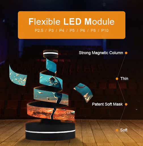 Экрана СИД сферы шарика Хд цвет 64*32 крытого полный ставит точки управлять разрешения постоянн