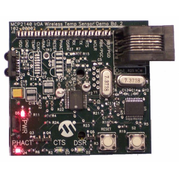 Low pin count CMOS technology infrared transceiver interface MICROCHIP MCP2140AT I SS for serial data