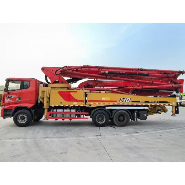 Used 2021 SANY 52m Boom Pump Truck 180 m³/h Concrete Output