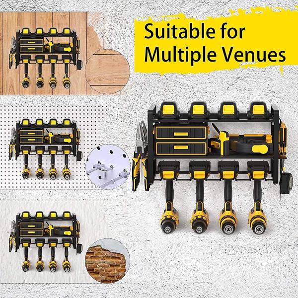 Metal Tool Shelf Garage Tool Organizers and Storage Power Tool Organizer 410*200*230mm