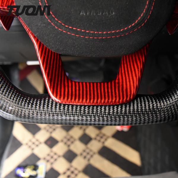 LED Display Alcantara Leather Cadillac Xt5 Steering Wheel Carbon Fiber Auto Parts