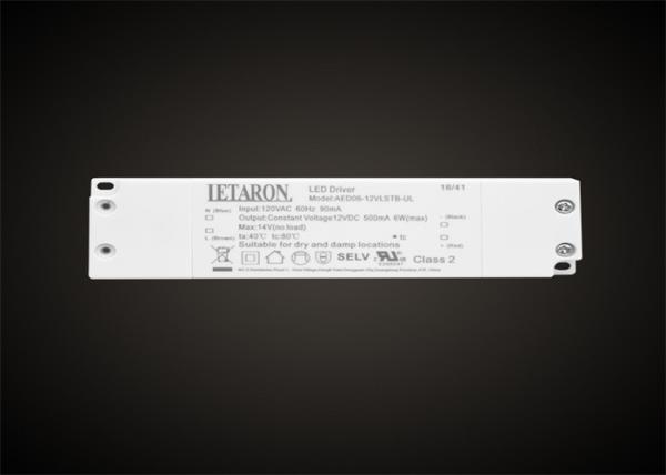 6 Watts Letaron LED Driver 120V AC , Waterproof Led Power Supply 12v