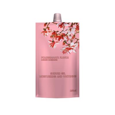 Malote superior personalizado do bico que empacota o saco de empacotamento do champô do gel do chuveiro 100ml