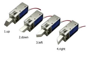 U1054-1D-B ストレージキャビネットのための電磁門ロック 10mm ストローク B 隔熱クラス電圧塗装