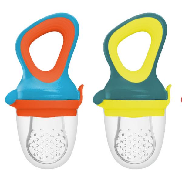 Custom Logo Infant Pacifier Food Grade Silicone Infant Feeder  Pacifier Fruit Feeder