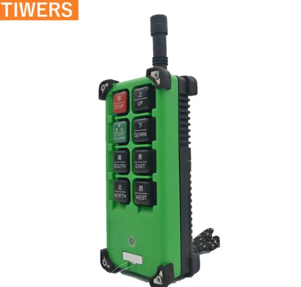 Pórtico industrial Crane Remote Control Reinforced Nylon do rádio de AC380V 500m