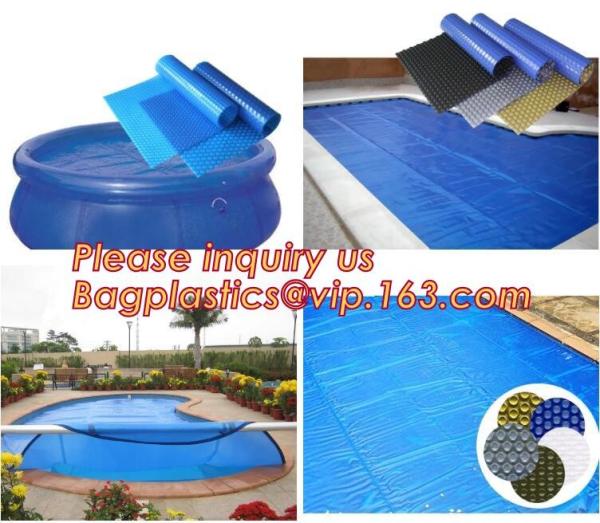 Outdoor Swimming Pool Solar bubble spa Cover, Blanket For Home Residential Pools with reel roller