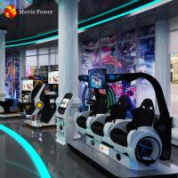 Simulateur de jeu de voiture de course d'écran de l'équipement 3 de terrain de jeu de divertissement