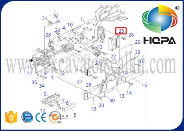 PC200-6 (6D102) Controller 7834-21-6000 7834-21-6001 7834-21-6002 7834-21-6003