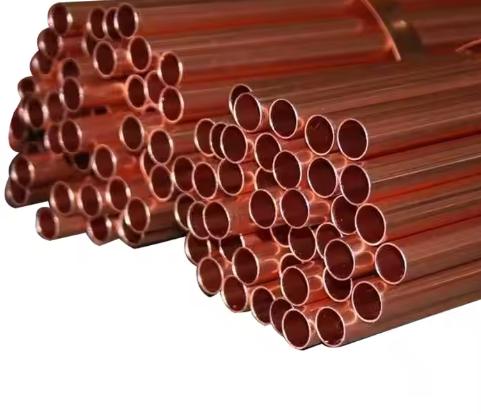 99% 99.9% Pure Copper Pipe 15mm 20mm 25mm 3/8 Straight Pancake Tube