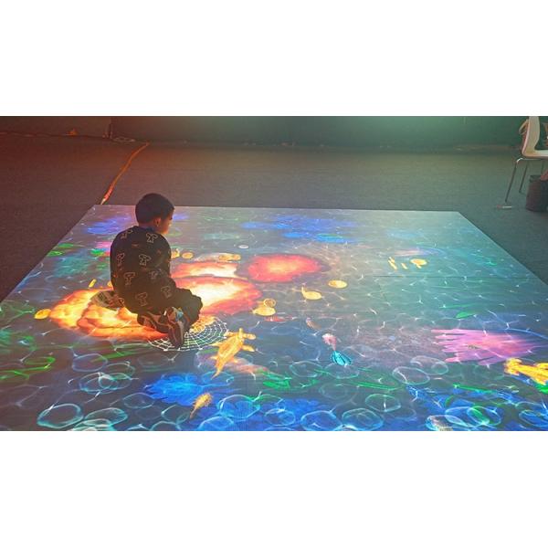 DM-R PH4.8 Outdoor Indoor Interactive LED Floor Tiles 500mm*1000mm For Trade Show Exhibition