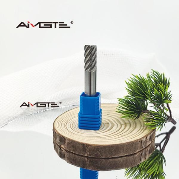 16mm 8 Flute Carbide Finishing Finishing Mill Machine de fraisage CNC de haute précision pour l' acier et l' aluminium 45° Helix Angle Mirror Finish