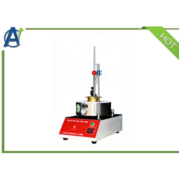 Manual Cleveland Open Cup Flash Point Tester with 0~800W Adjustable Heating Power for ASTM D92 and ISO 2592 Compliance