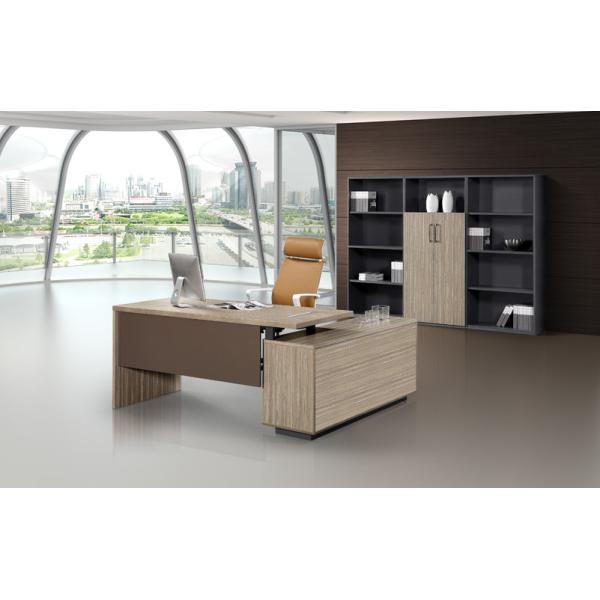 Economical Durable Office Manager Desk Optional Colour Wood Office Executive Desk