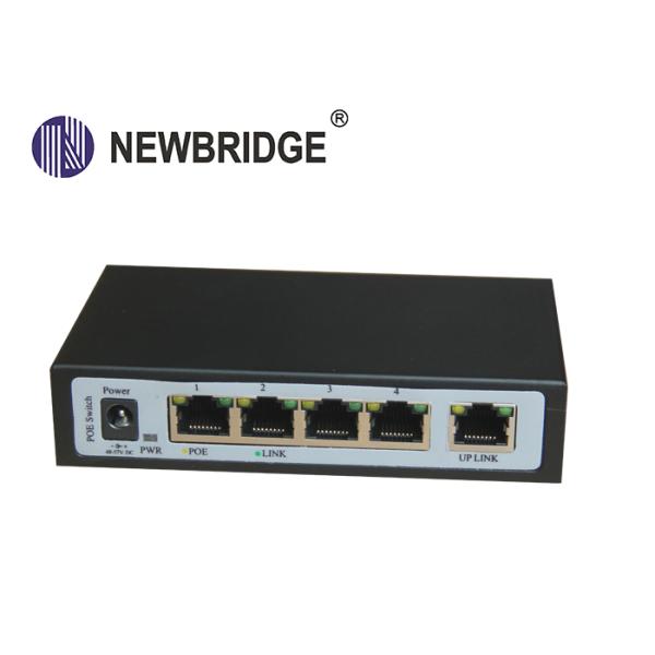 100M 4 Port + 1 RJ45 Port  PoE Ethernet Switch for IP camera solution