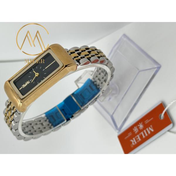 ML-111 Miler Gift Wristband Watch Couple Set Custom Logo Stainless Steel Watch