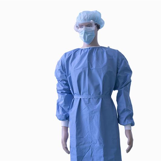 Disposable Isolation Clothes Sterilized Non Woven Consumable Hospital Medical Protection Surgical Gown