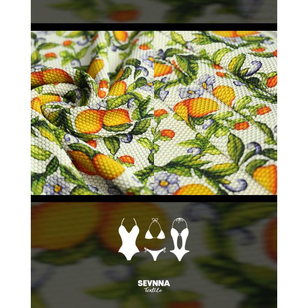 215gsm Eco Friendly Swimwear Fabric with 152cm Width and Recycled Nylon for Sustainable Swimwear