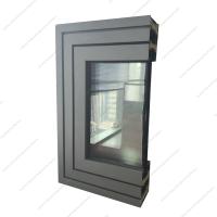 Fenêtre en alliage d'aluminium à deux cavités de haute qualité, triple double verre sur mesure