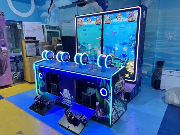 Elevate Your Gaming Experience Coin Operated 65LCD Fishing Redemption Game Machine With Our Go Fish Lottery Video Game Machine
