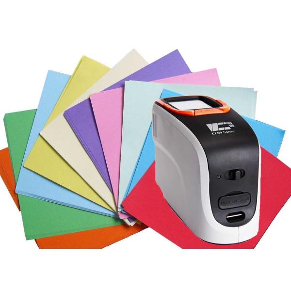 Xenon Lamp Sensor Portable Color Spectrophotometer 20000 Test Results Data Storage