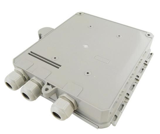 Outdoor Wall Mount FTTH Distribution 12 Cores Fiber Optic Termination Box