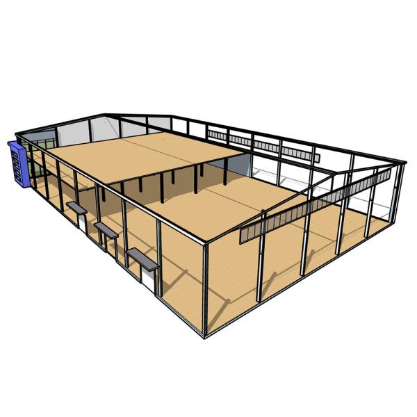 Prefabricated Earthquake Resistant Steel Structure Workshop Factory Building Industrial