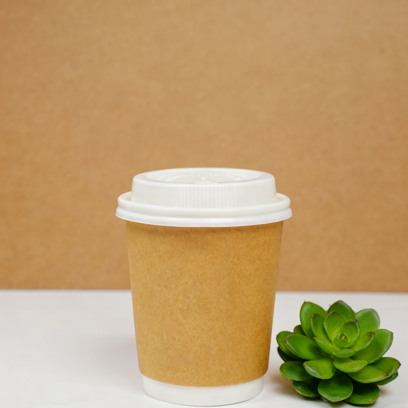 Customized printed logo eco-friendly food grade disposable single and double wall coffee paper cup