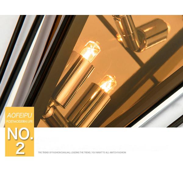Modern minimalist wall lamp personality lamps aisle hotel glass bedroom wall diamond