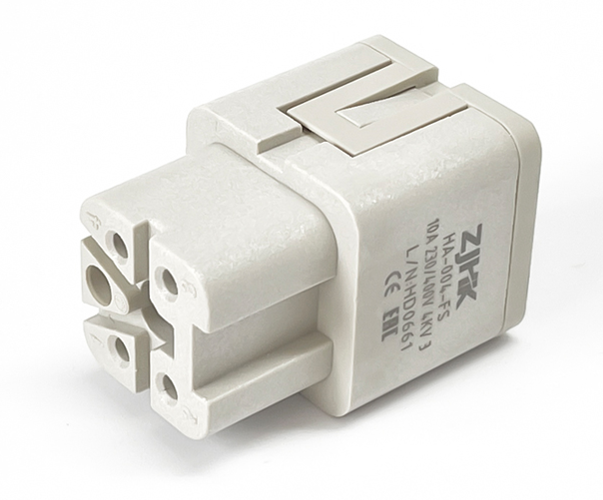 Compact 4Contacts Cage-clamp Heavy Duty Connector