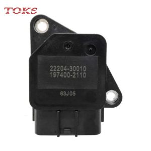 22204-30010 197400-2110 Débitmètre de masse d'air (MAF) pour Yaris Corolla Auris Avensis Fortuner Hilux