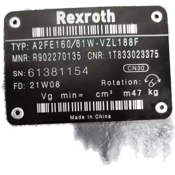 REXROTH Фиксированное смещение плагин-мотор A2FE A2FE28 Нагнутая ось конструкция Фиксированное смещение экскаватор гидравлические части насоса