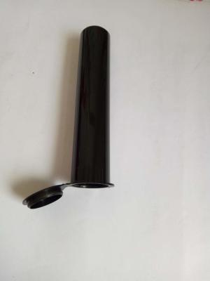 Tubo común del grueso recto de la pared incluso, tubos plásticos de los concentrados con las tapas