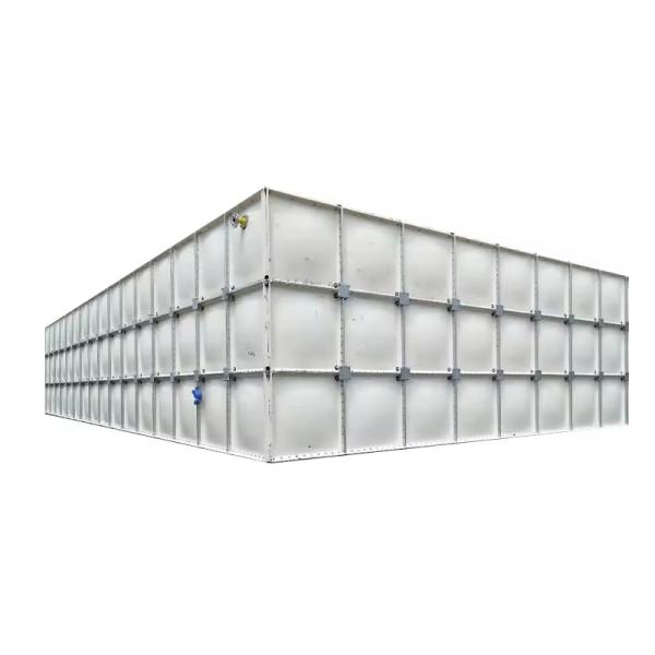 Environmental Protection Equipment Frp Sectional Water Storage Tank Steel Frame